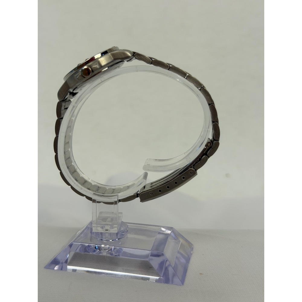 Armitron Durasteel Watch Virginia Slims V Wear Silver Tone White Dial 25/6059 - Picture 4 of 7